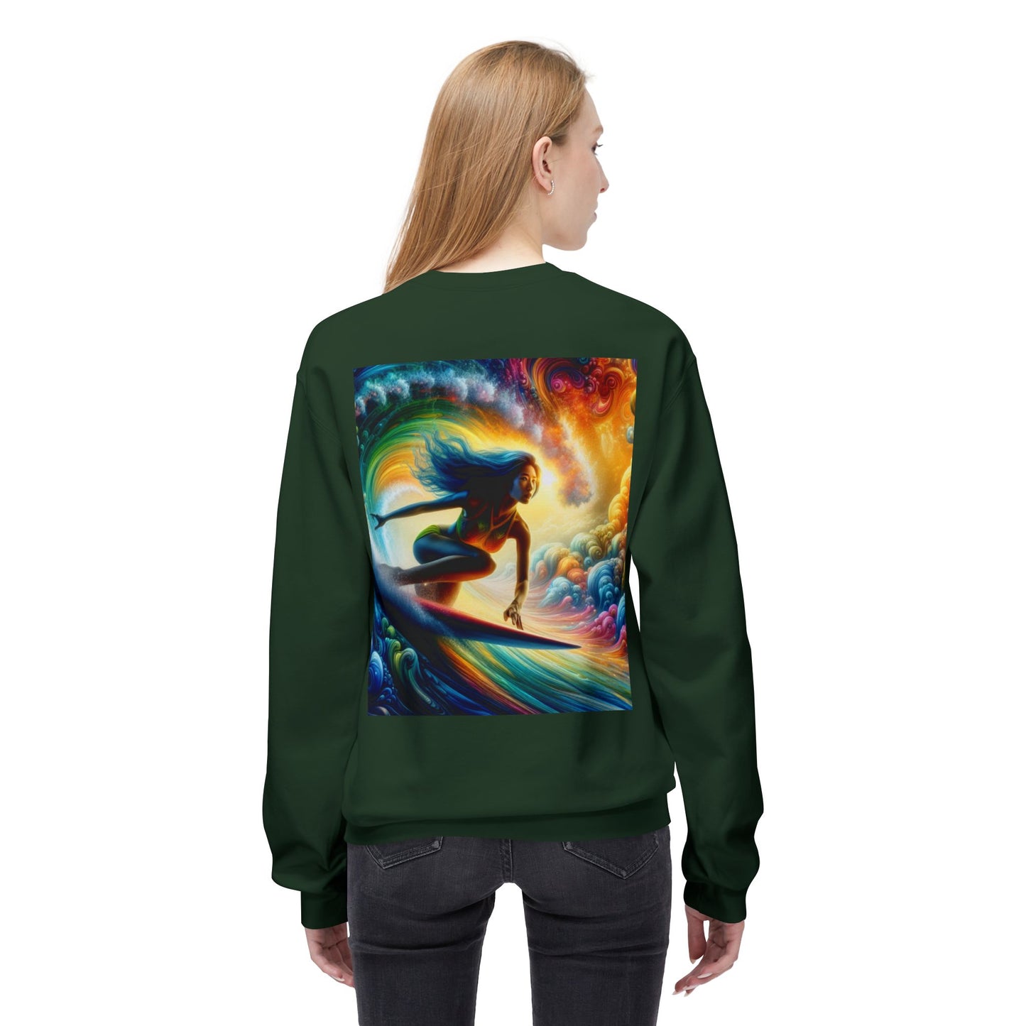 Juicy Clams Unisex Midweight Fleece Crewneck Sweatshirt (D021)