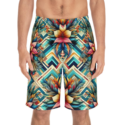 Juicy Clams Men's Board Shorts (H016)