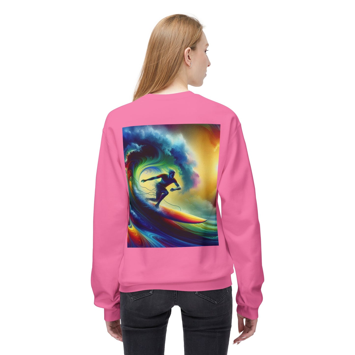 Juicy Clams Unisex Midweight Fleece Crewneck Sweatshirt (D027)