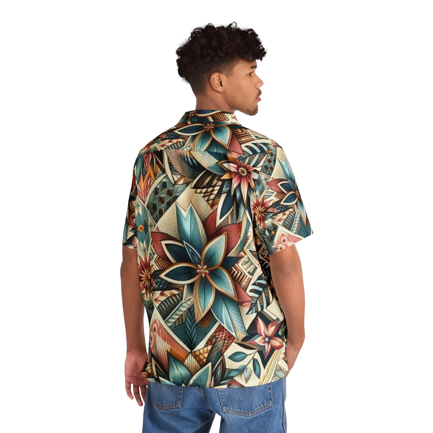 Juicy Clams Men's Hawaiian Shirt (1123)