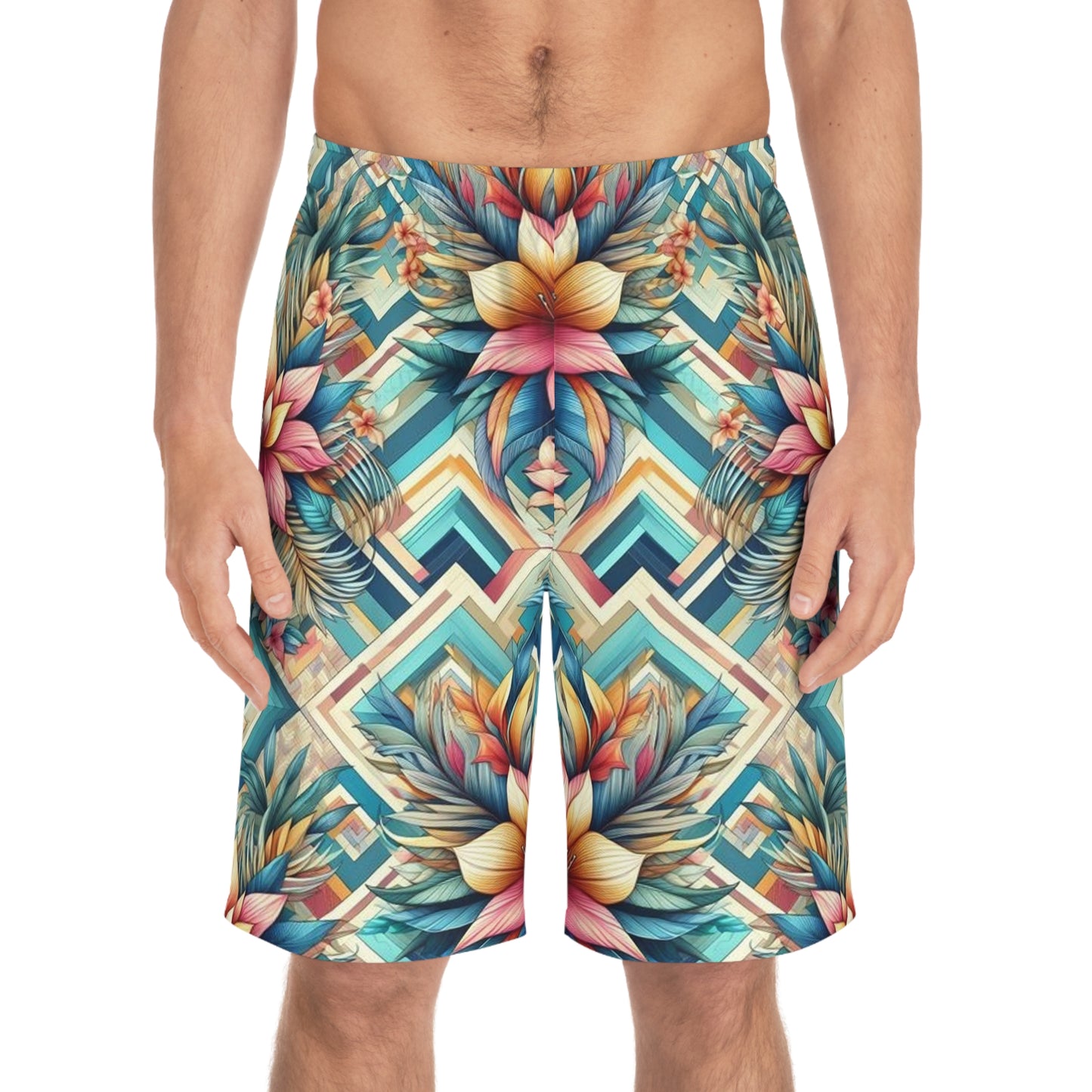 Juicy Clams Men's Board Shorts (1015)