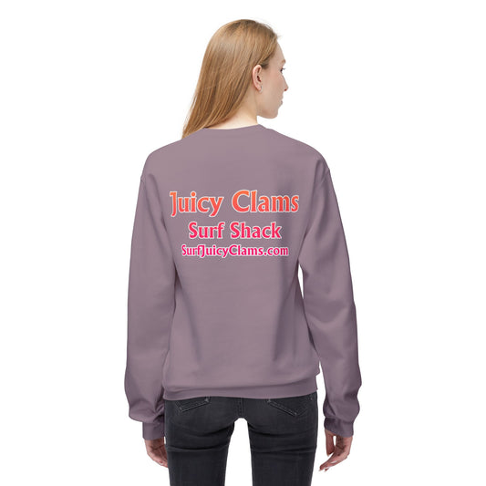 Juicy Clams Unisex Midweight Fleece Crewneck Sweatshirt (P200)