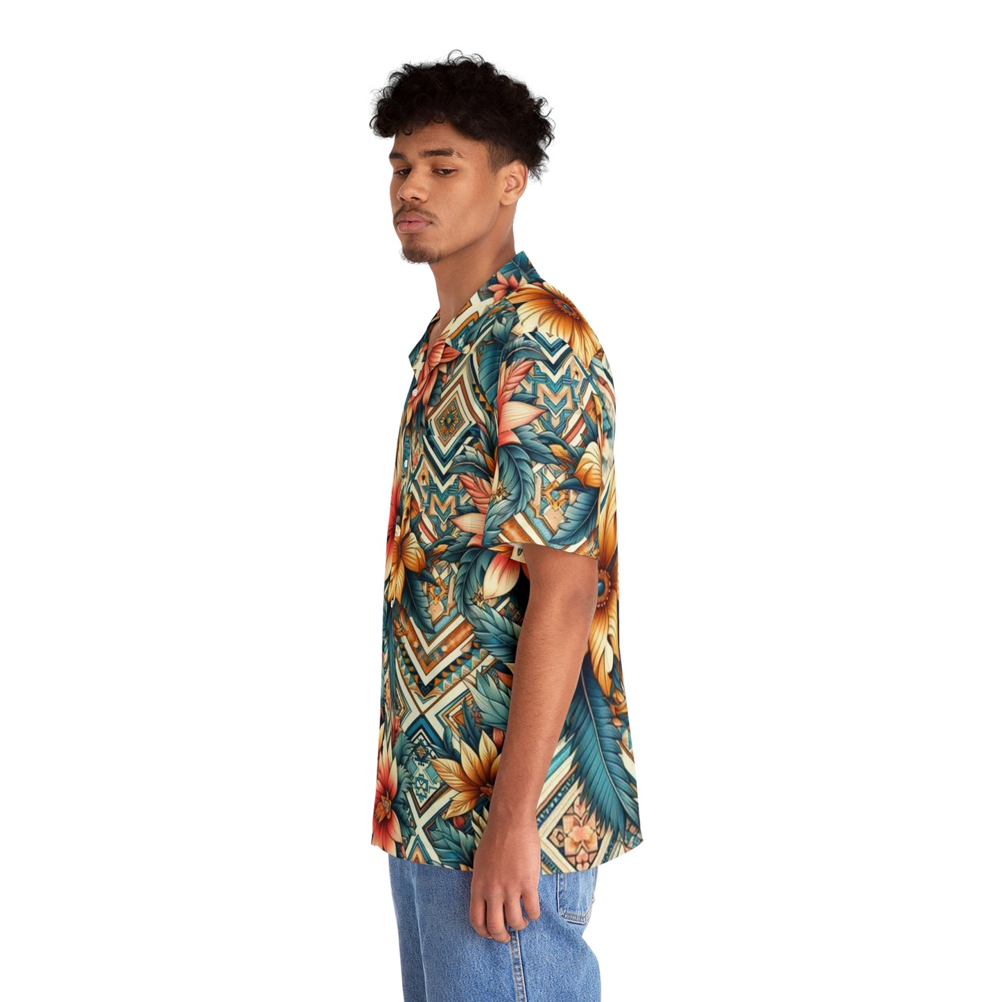 Juicy Clams Men's Hawaiian Shirt (1117)