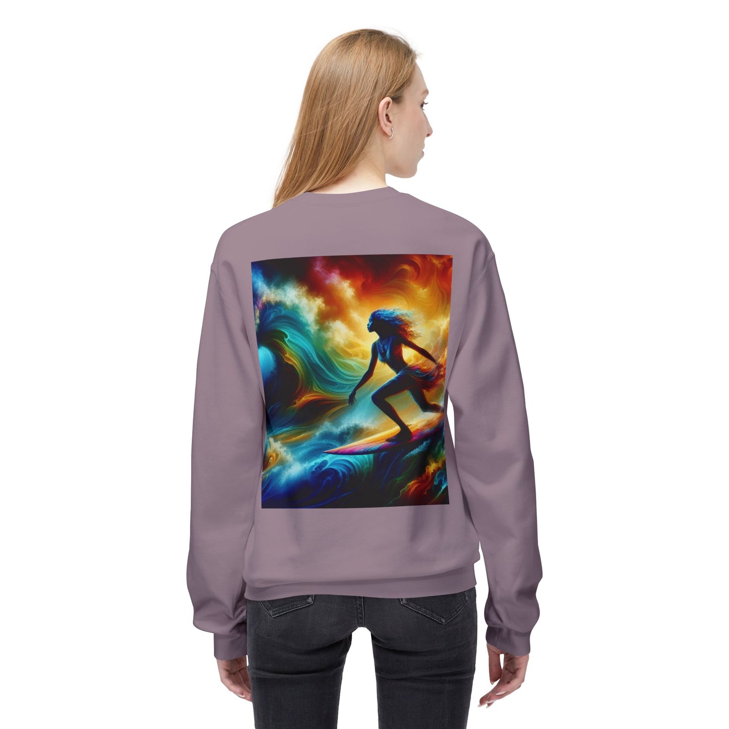 Juicy Clams Unisex Midweight Fleece Crewneck Sweatshirt (D018)