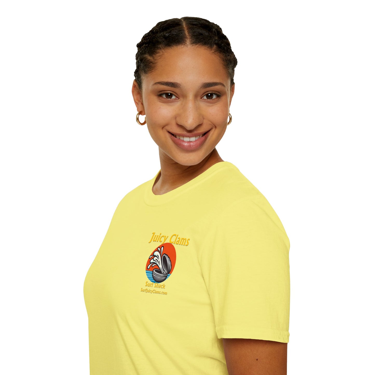 Juicy Clams Unisex Logo T-Shirt (L005)