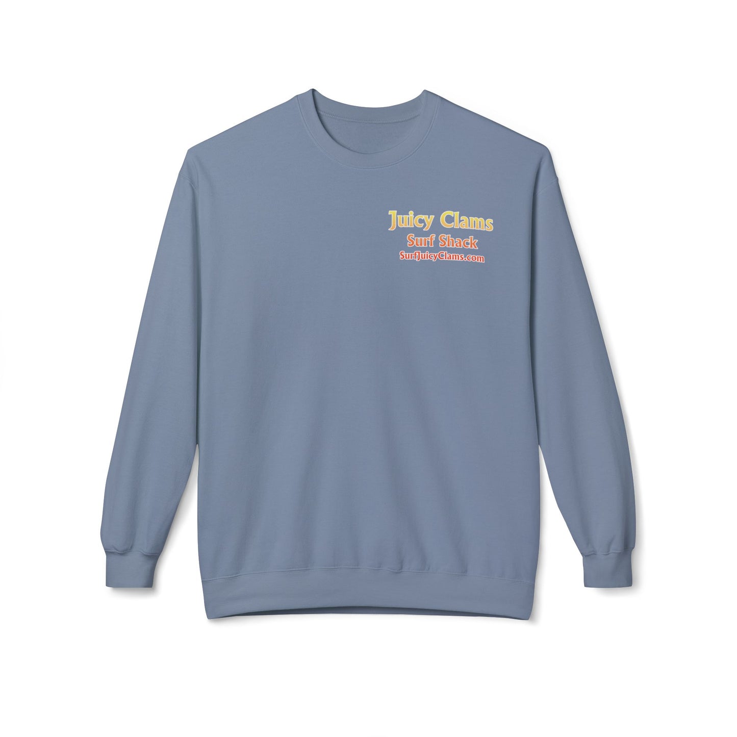 Juicy Clams Unisex Midweight Fleece Crewneck Sweatshirt (D005)