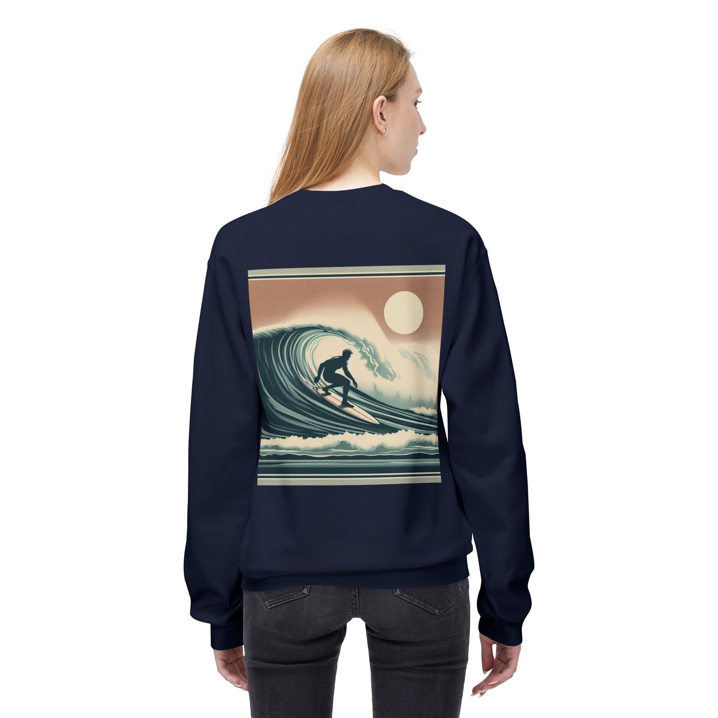 Juicy Clams Unisex Midweight Fleece Crewneck Sweatshirt (V041)