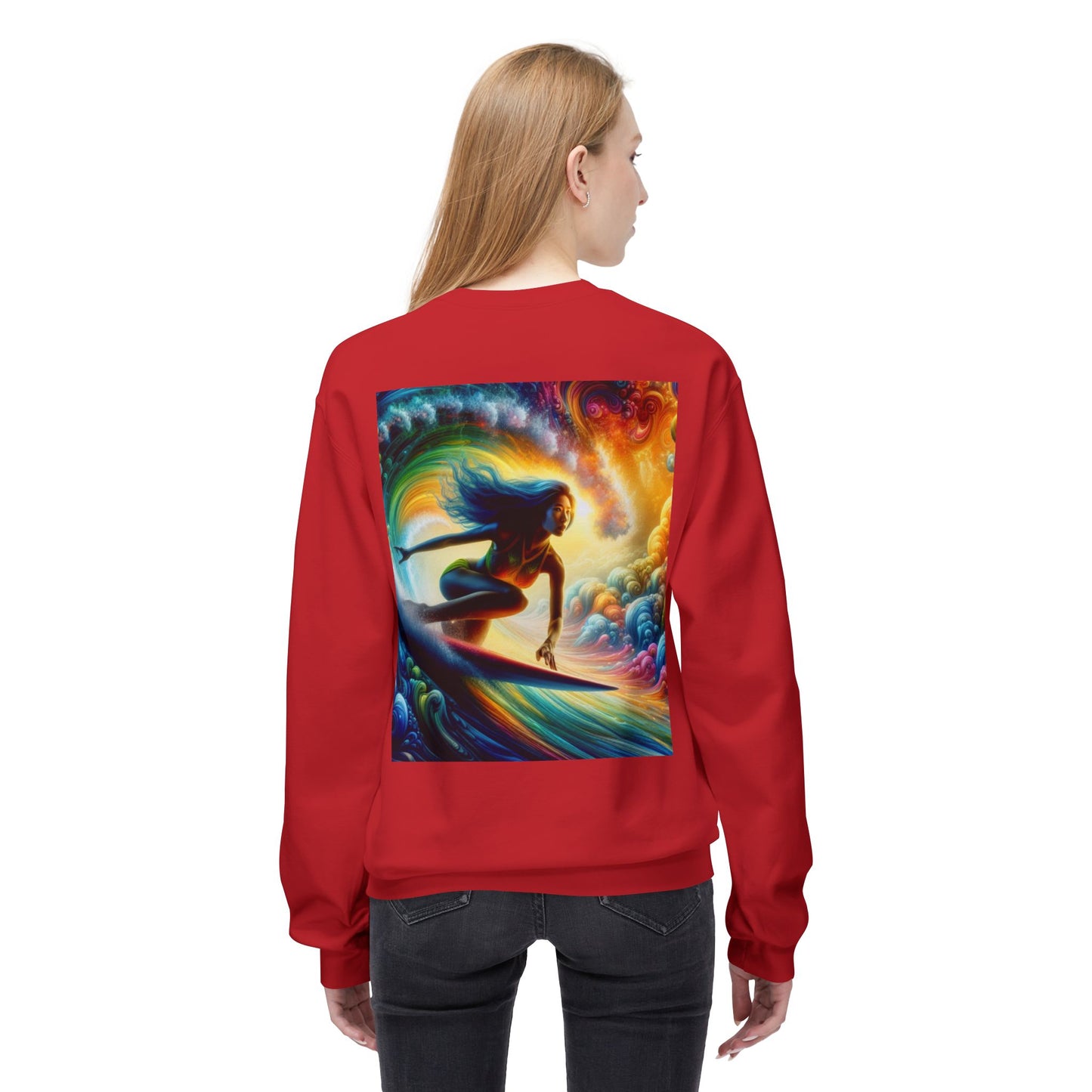 Juicy Clams Unisex Midweight Fleece Crewneck Sweatshirt (D021)