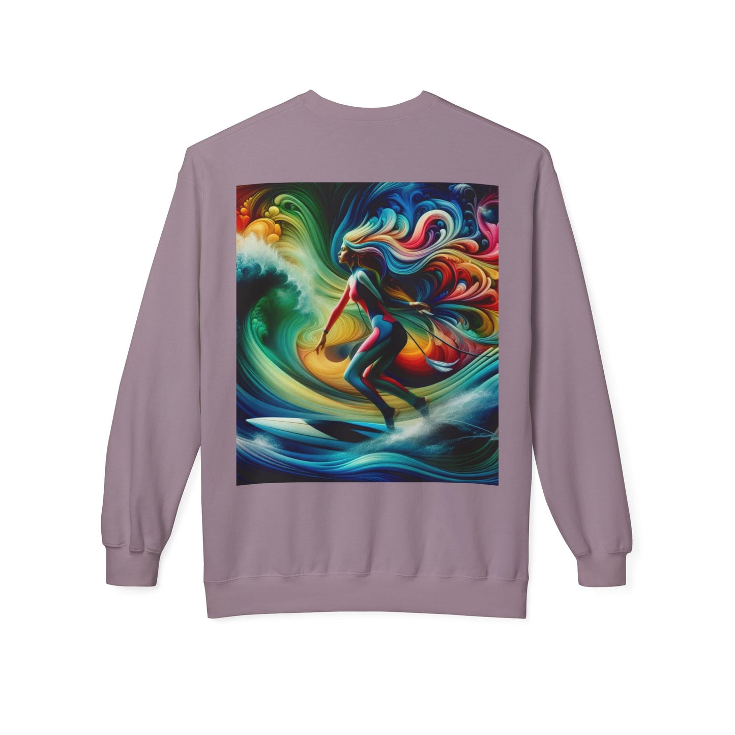 Juicy Clams Unisex Midweight Fleece Crewneck Sweatshirt (D005)