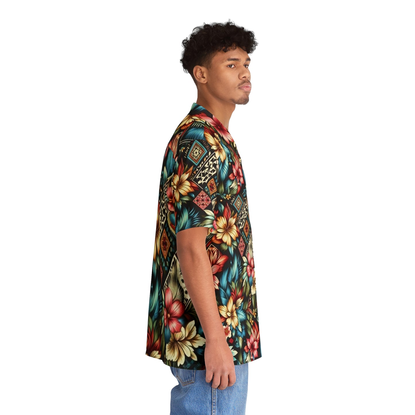 Juicy Clams Men's Hawaiian Shirt (1152)