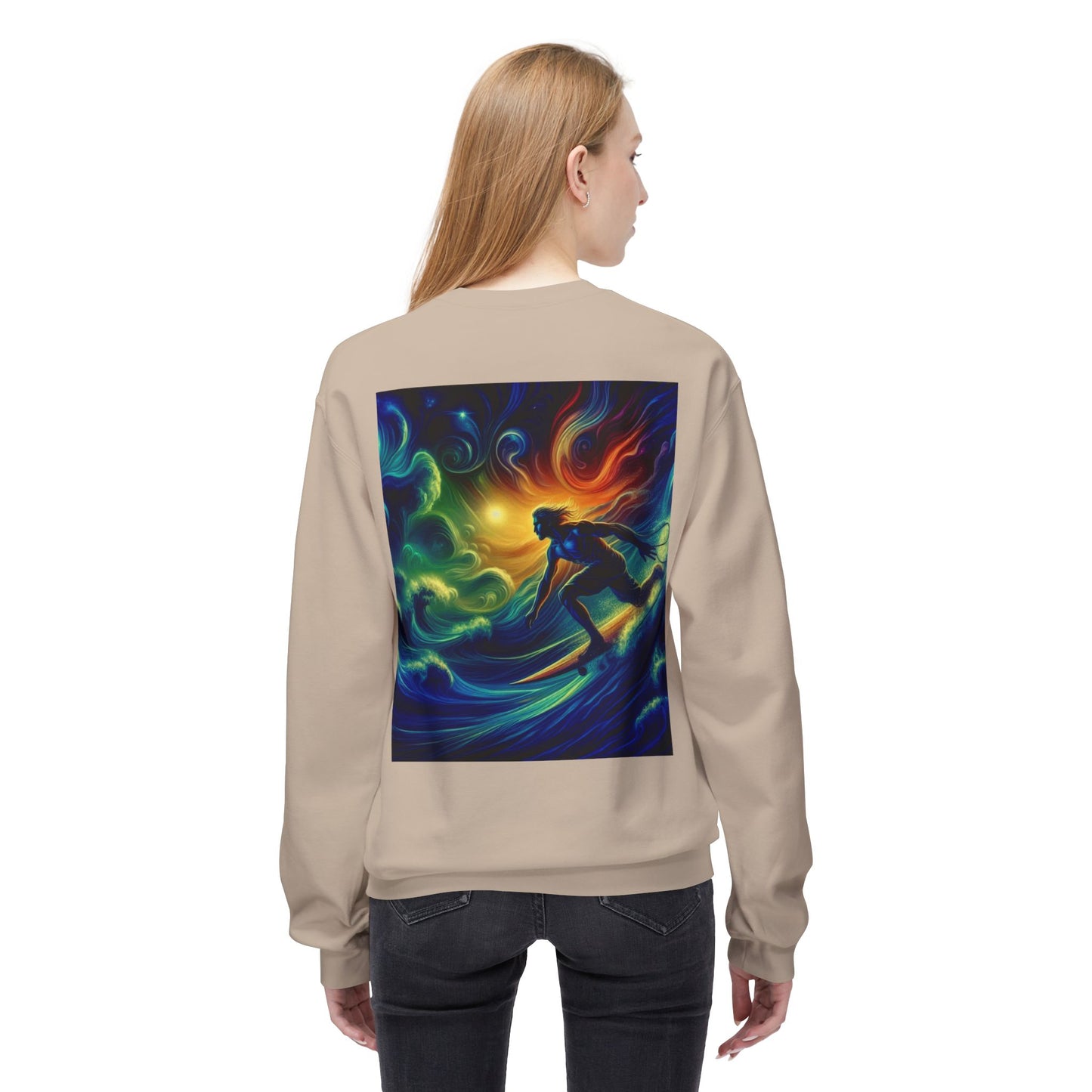 Juicy Clams Unisex Midweight Fleece Crewneck Sweatshirt (D028)