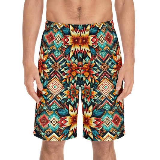 Juicy Clams Men's Board Shorts (H071)