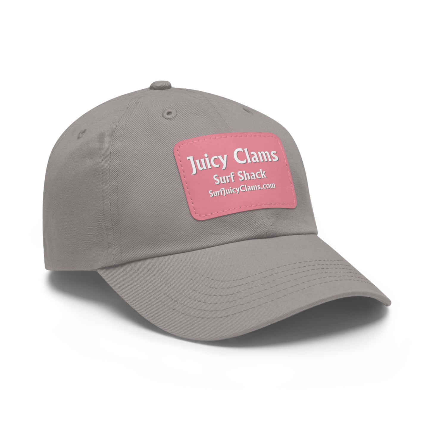 Juicy Clams Ball Cap with Pink Patch