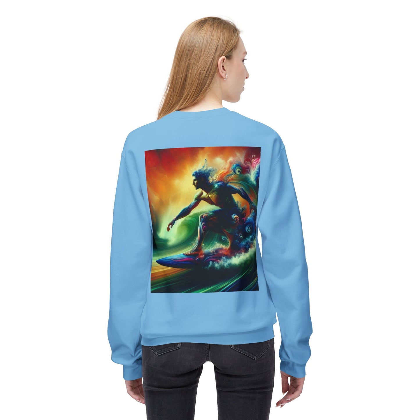 Juicy Clams Unisex Midweight Fleece Crewneck Sweatshirt (D047)