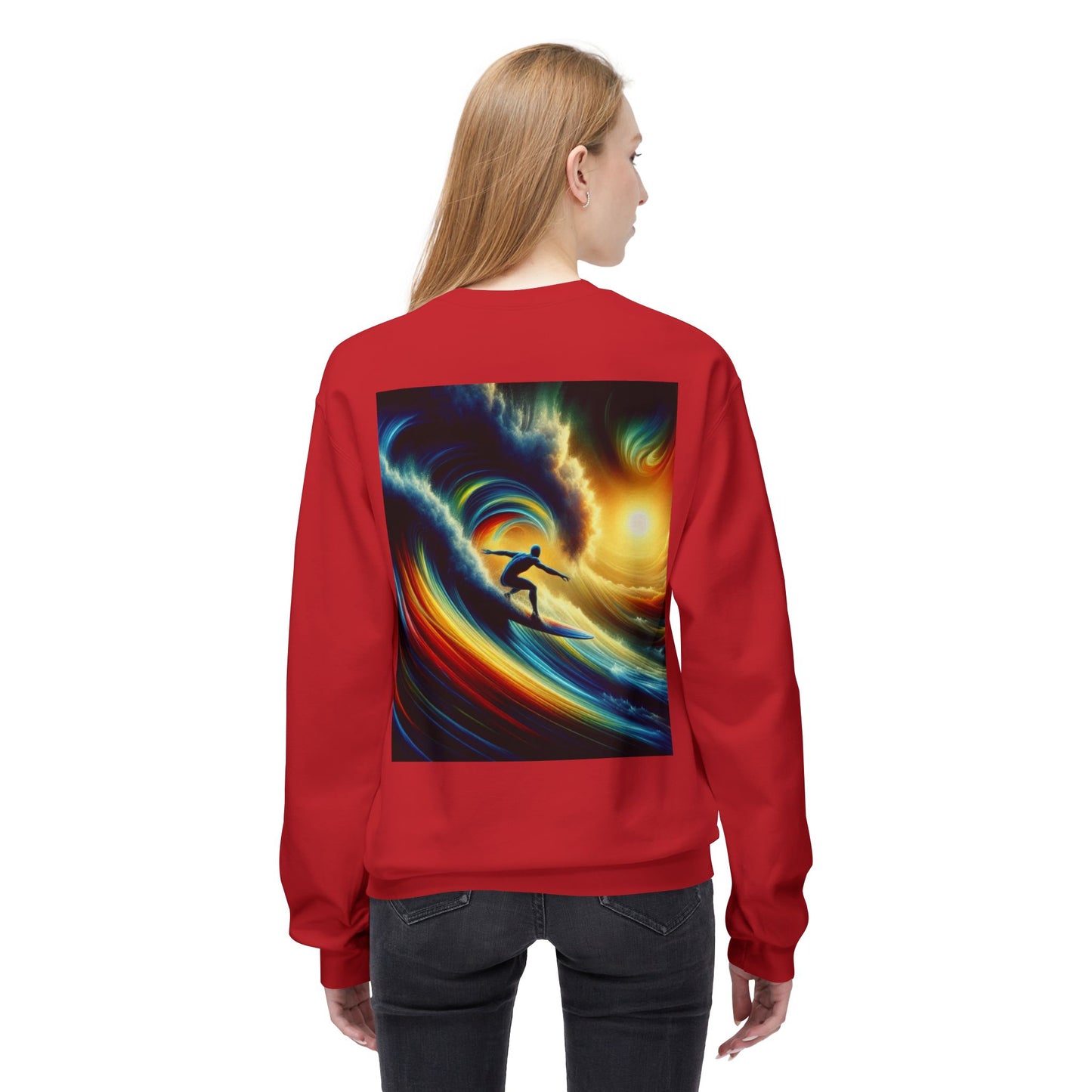 Juicy Clams Unisex Midweight Fleece Crewneck Sweatshirt (D023)