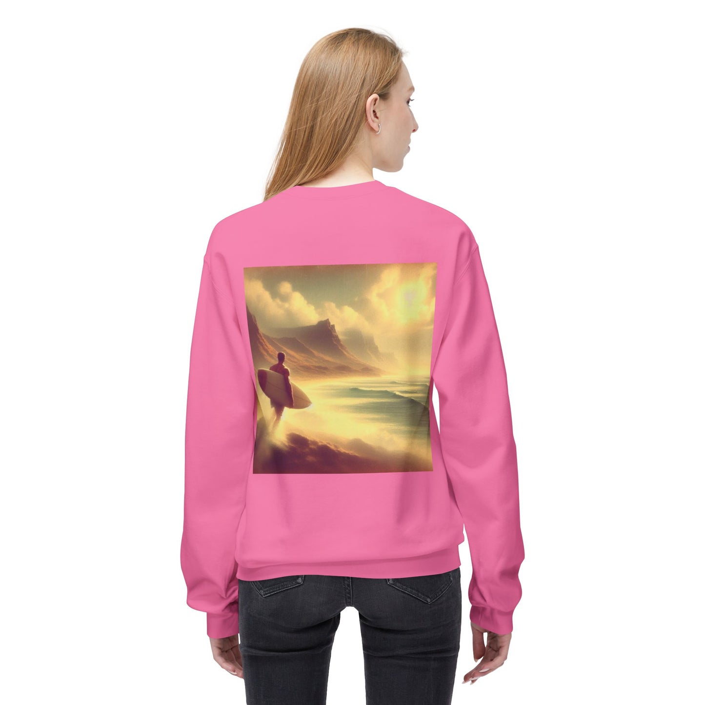 Juicy Clams Unisex Midweight Fleece Crewneck Sweatshirt (V047)