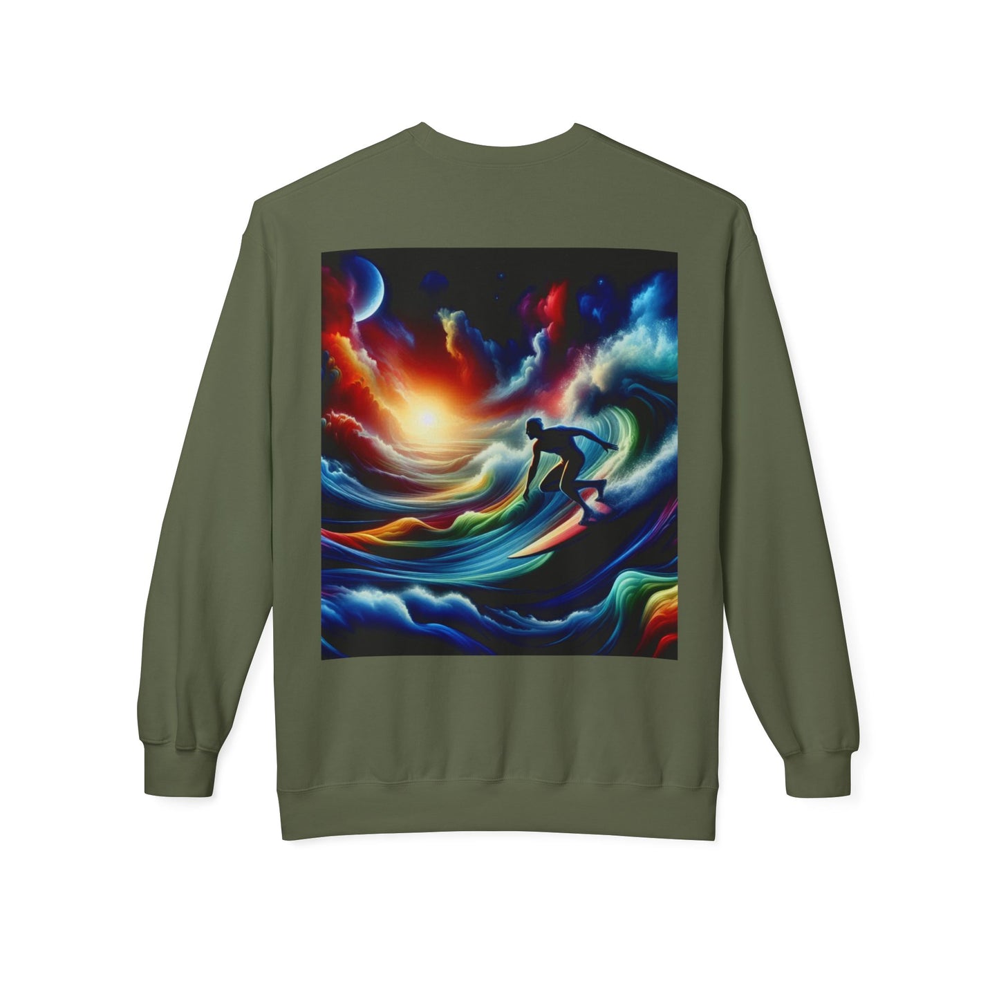 Juicy Clams Unisex Midweight Fleece Crewneck Sweatshirt (D032)