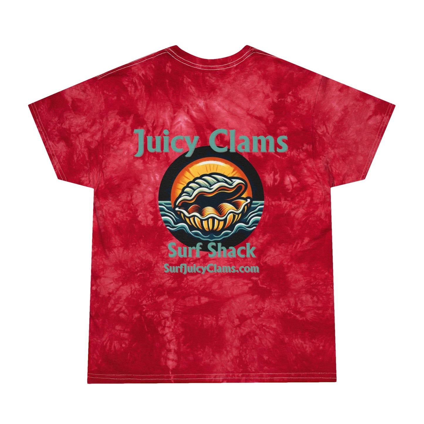 Juicy Clams Unisex Logo Crystal Tie-Dye T-Shirt (A002)