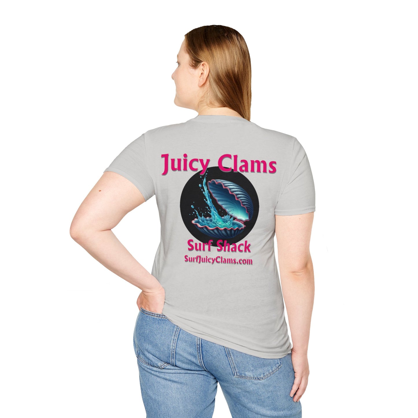 Juicy Clams Unisex Logo T-Shirt (L010)