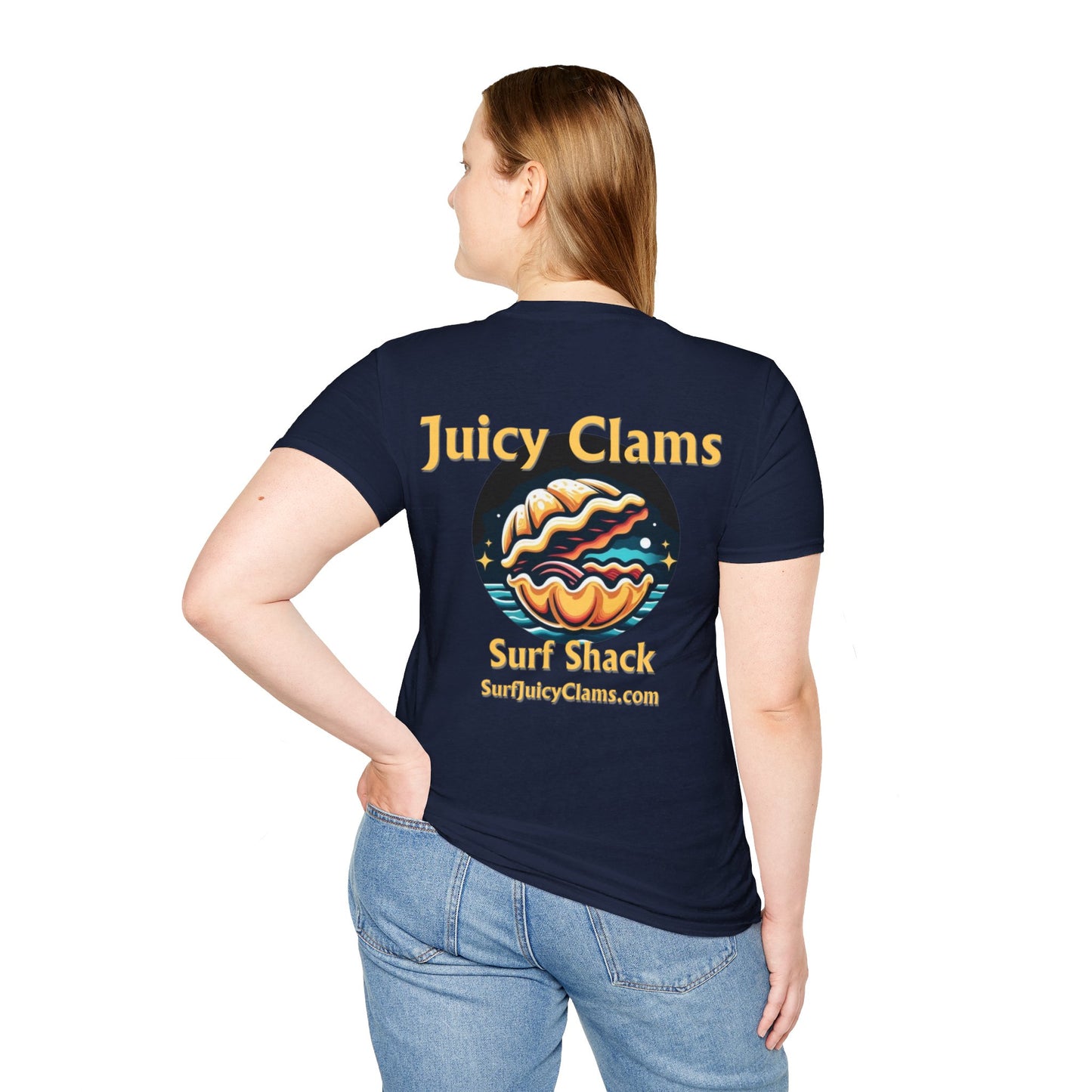 Juicy Clams Unisex Logo T-Shirt (L008)