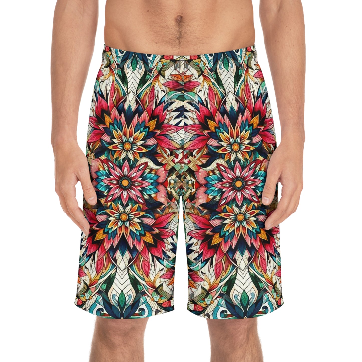 Juicy Clams Men's Board Shorts (H022)