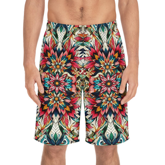 Juicy Clams Men's Board Shorts (H022)