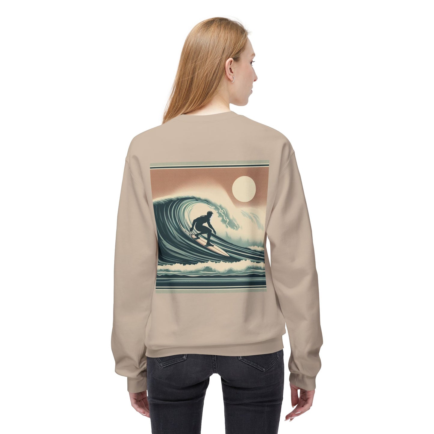 Juicy Clams Unisex Midweight Fleece Crewneck Sweatshirt (V041)