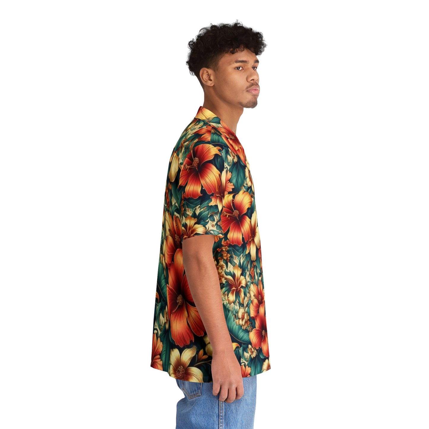 Juicy Clams Men's Hawaiian Shirt (1089)