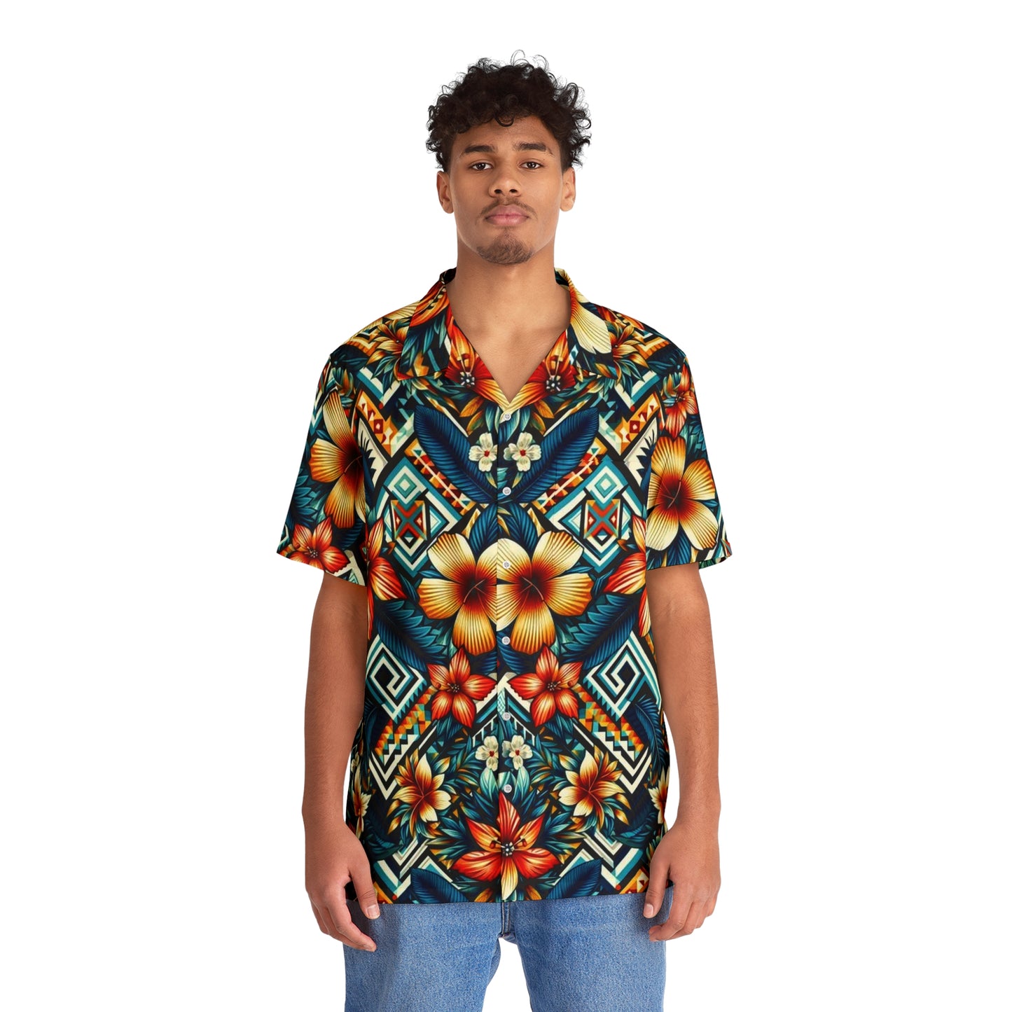 Juicy Clams Men's Hawaiian Shirt (H074)