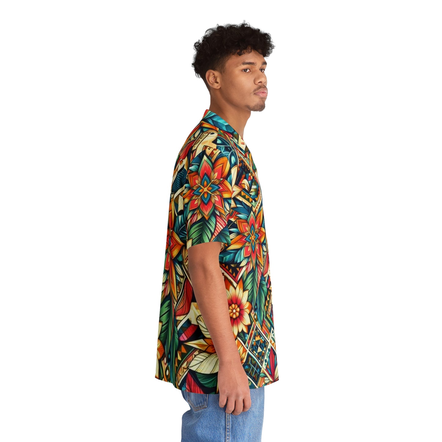 Juicy Clams Men's Hawaiian Shirt (1018)