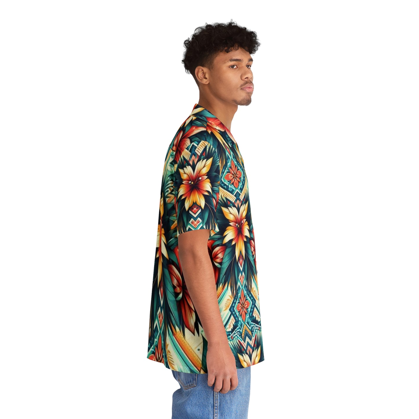 Juicy Clams Men's Hawaiian Shirt (1166)