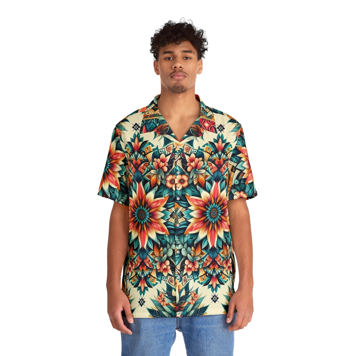 Juicy Clams Men's Hawaiian Shirt (1025)