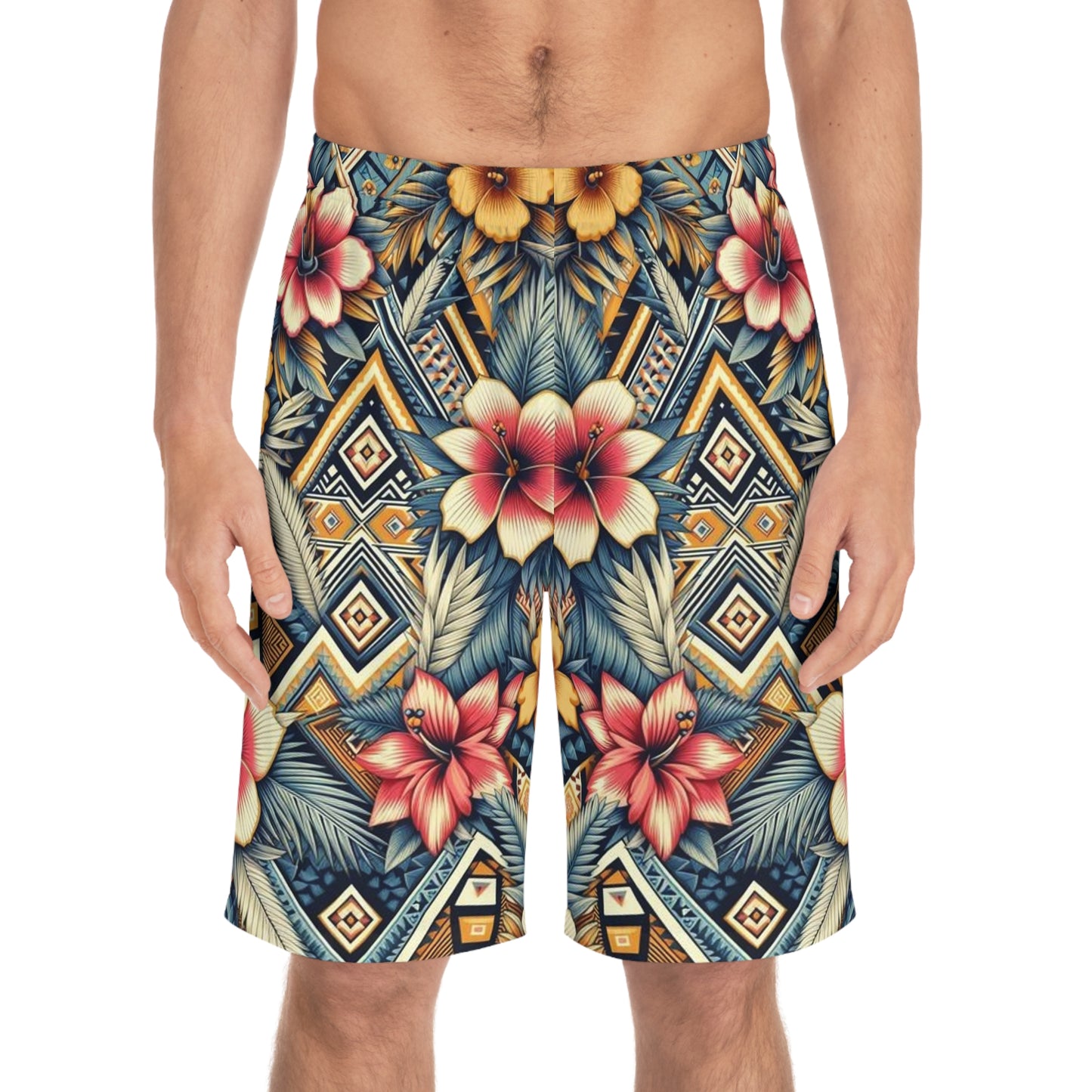 Juicy Clams Men's Board Shorts (1014)