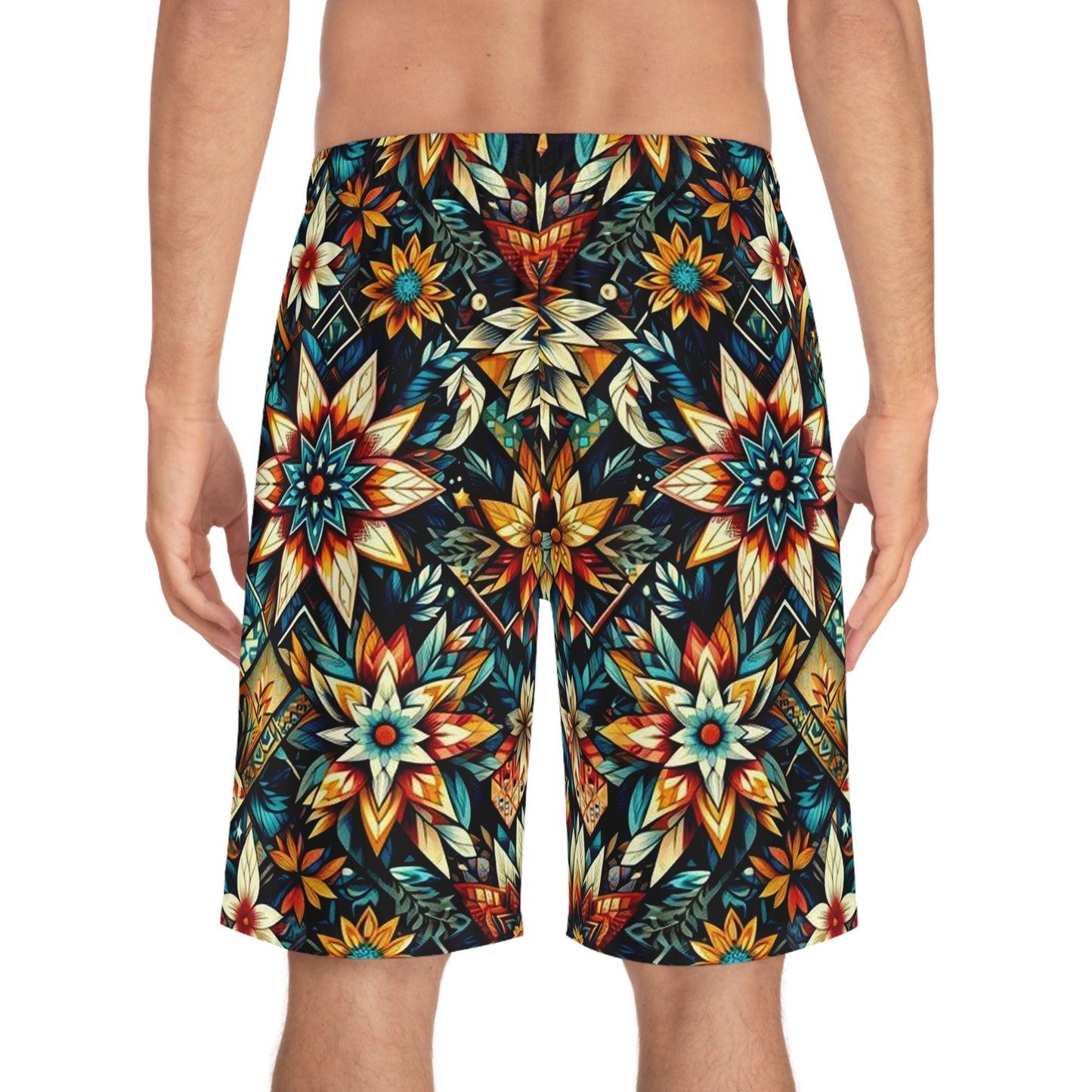 Juicy Clams Men's Board Shorts (H053)
