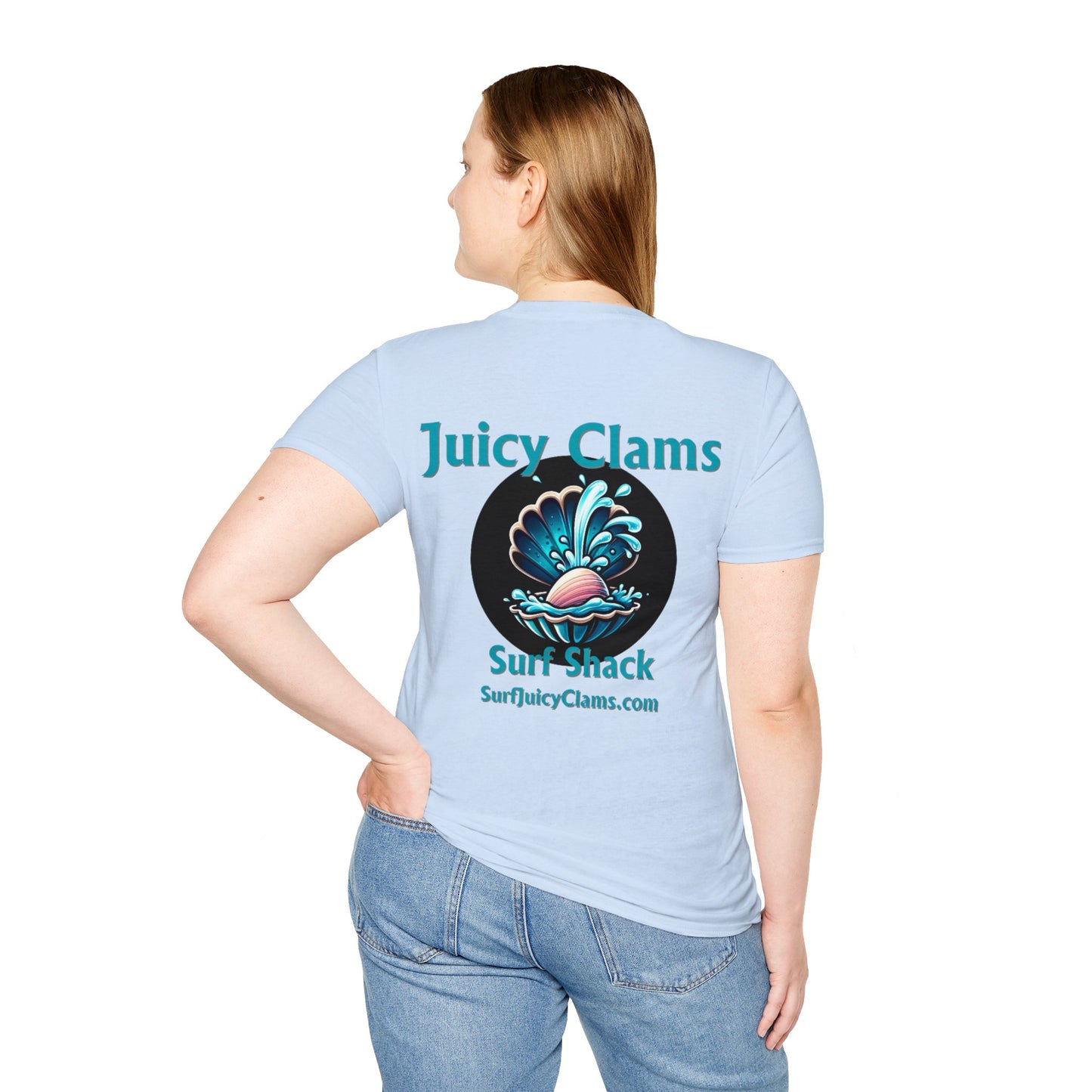 Juicy Clams Unisex Logo T-Shirt (L004)