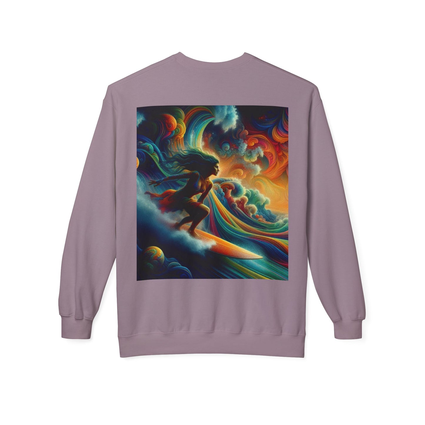 Juicy Clams Unisex Midweight Fleece Crewneck Sweatshirt (D016)