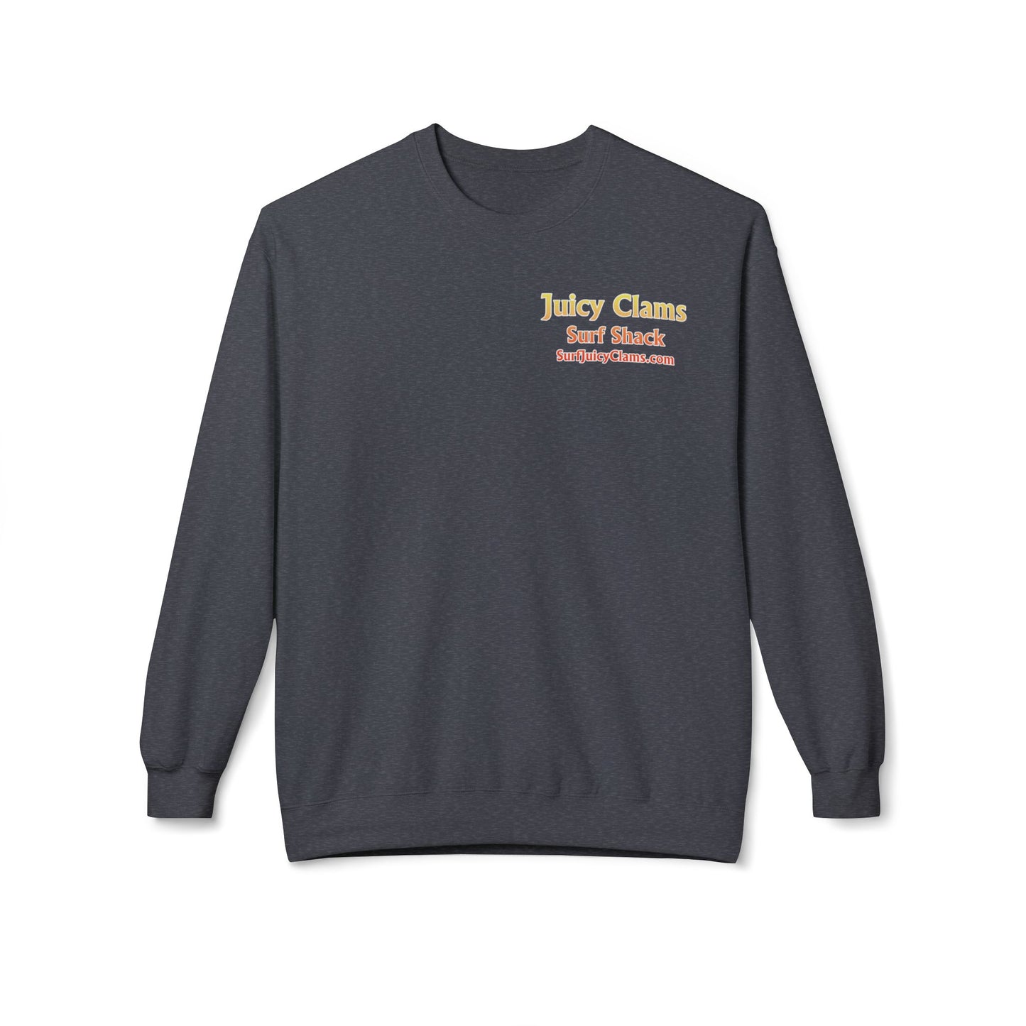 Juicy Clams Unisex Midweight Fleece Crewneck Sweatshirt (D025)