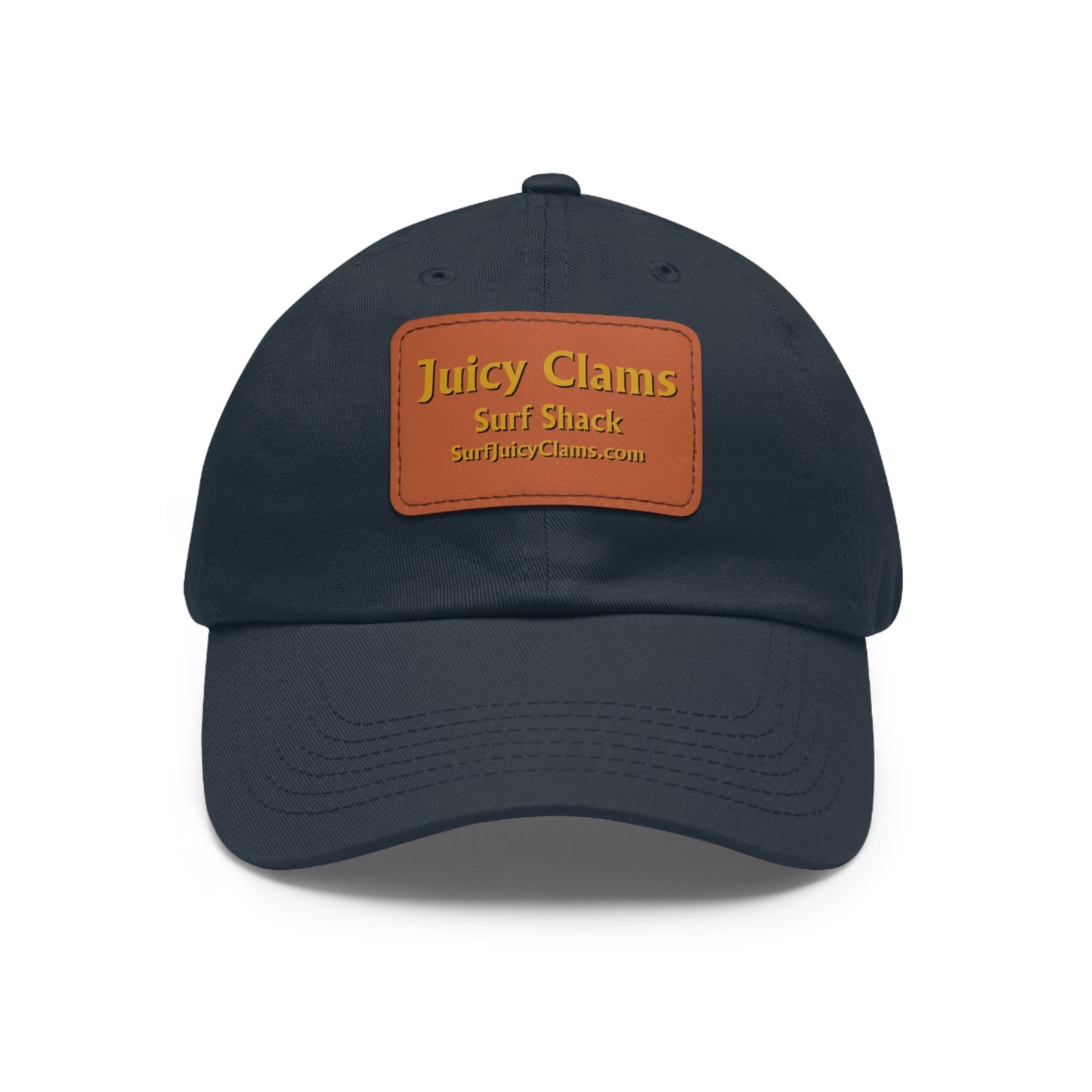 Juicy Clams Ball Cap with Light Brown Patch