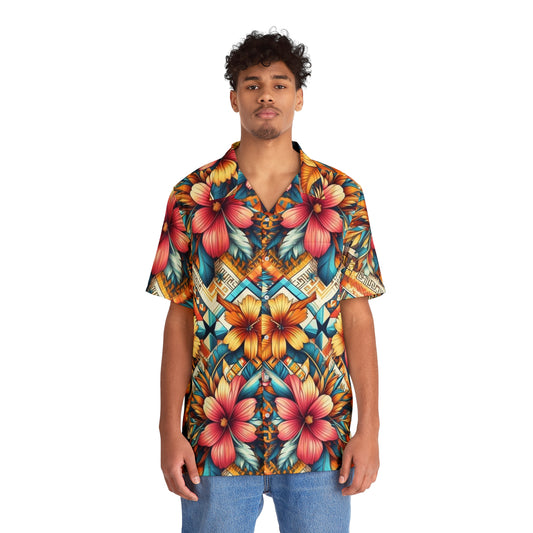 Juicy Clams Men's Hawaiian Shirt (1162)