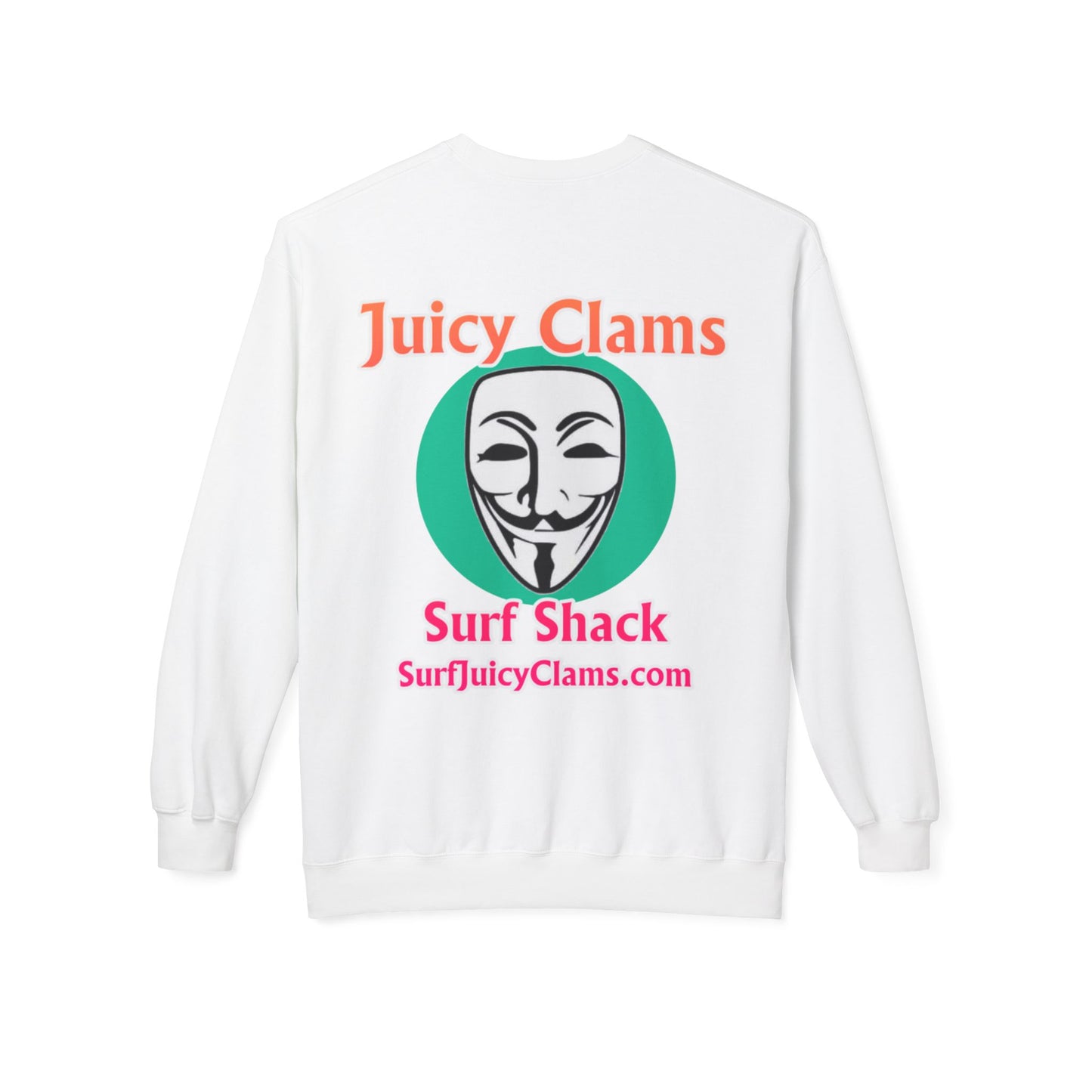 Juicy Clams Unisex Midweight Fleece Crewneck Sweatshirt (L030)