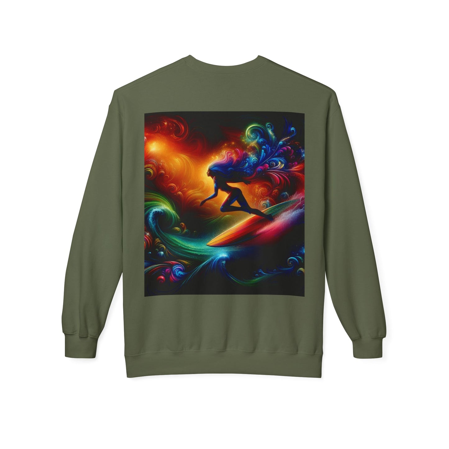 Juicy Clams Unisex Midweight Fleece Crewneck Sweatshirt (D011)