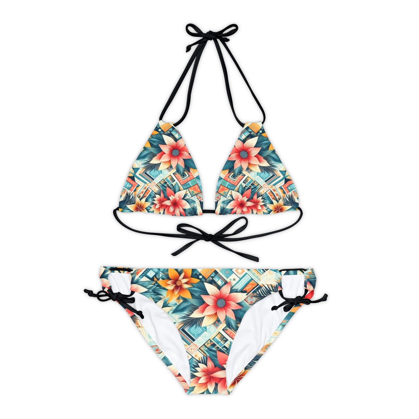 Juicy Clams Double Strap Bikini Set (1028)