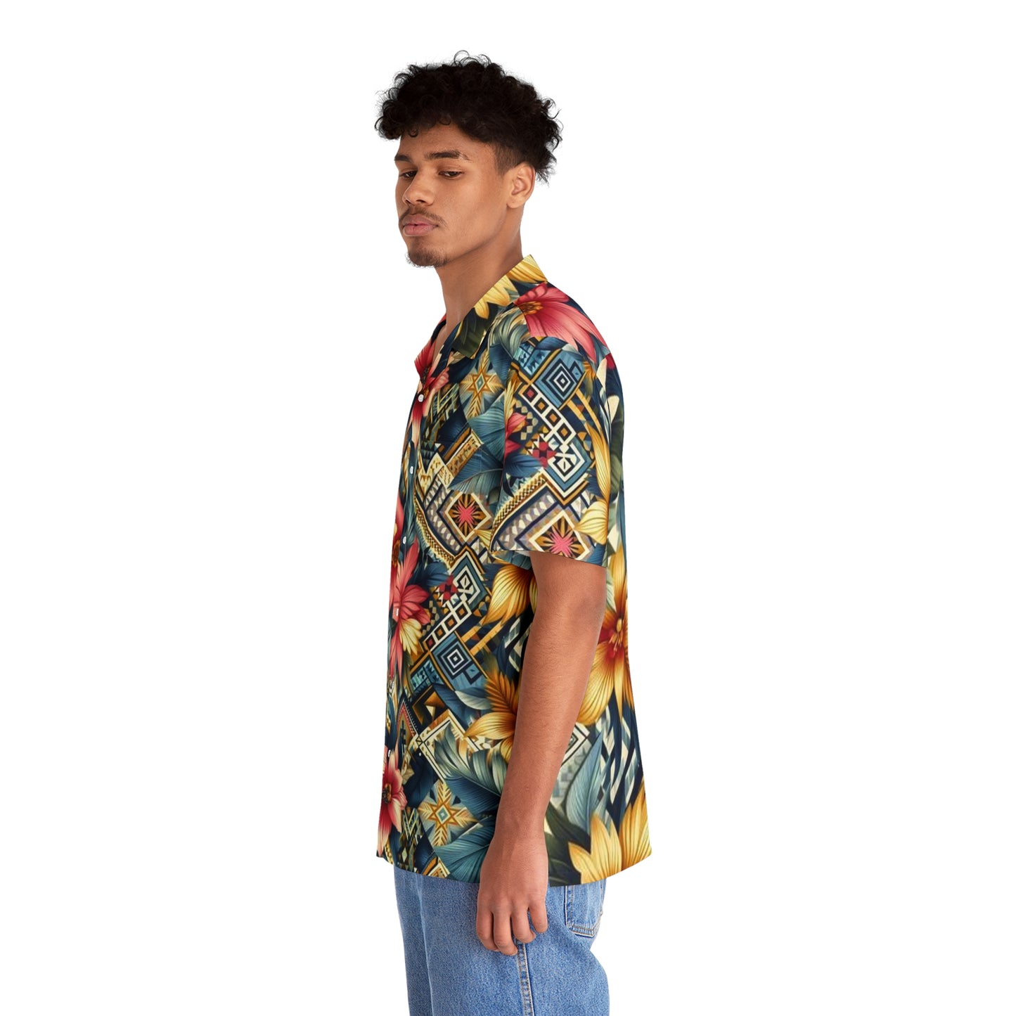 Juicy Clams Men's Hawaiian Shirt (1075)