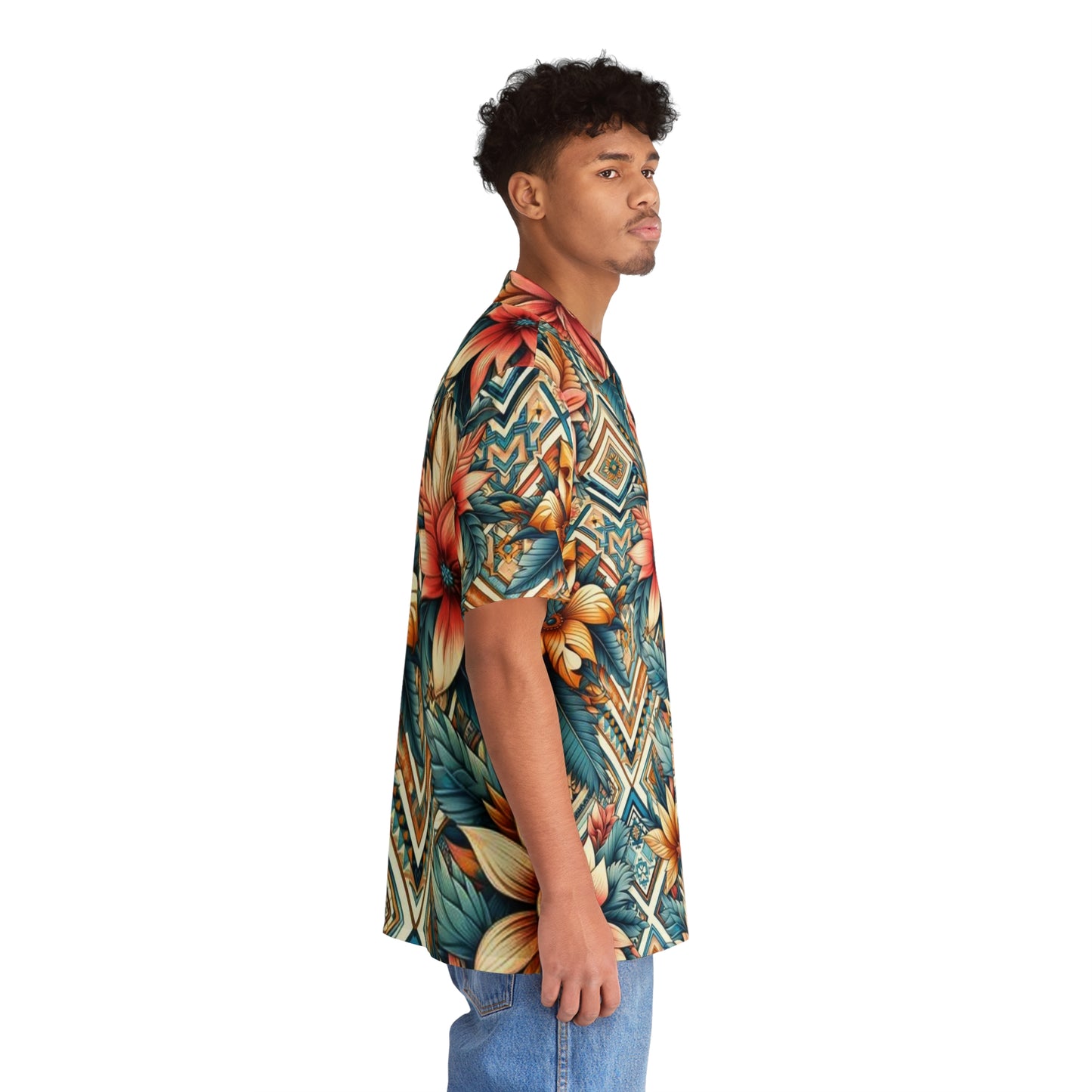 Juicy Clams Men's Hawaiian Shirt (1117)