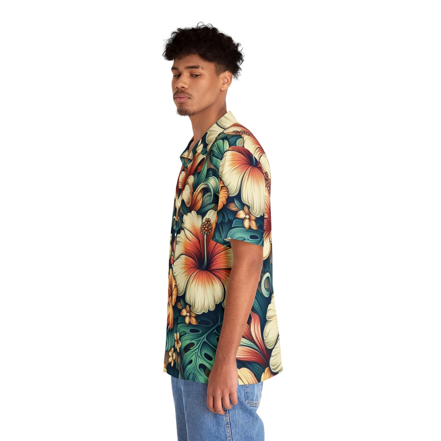 Juicy Clams Men's Hawaiian Shirt (1090)