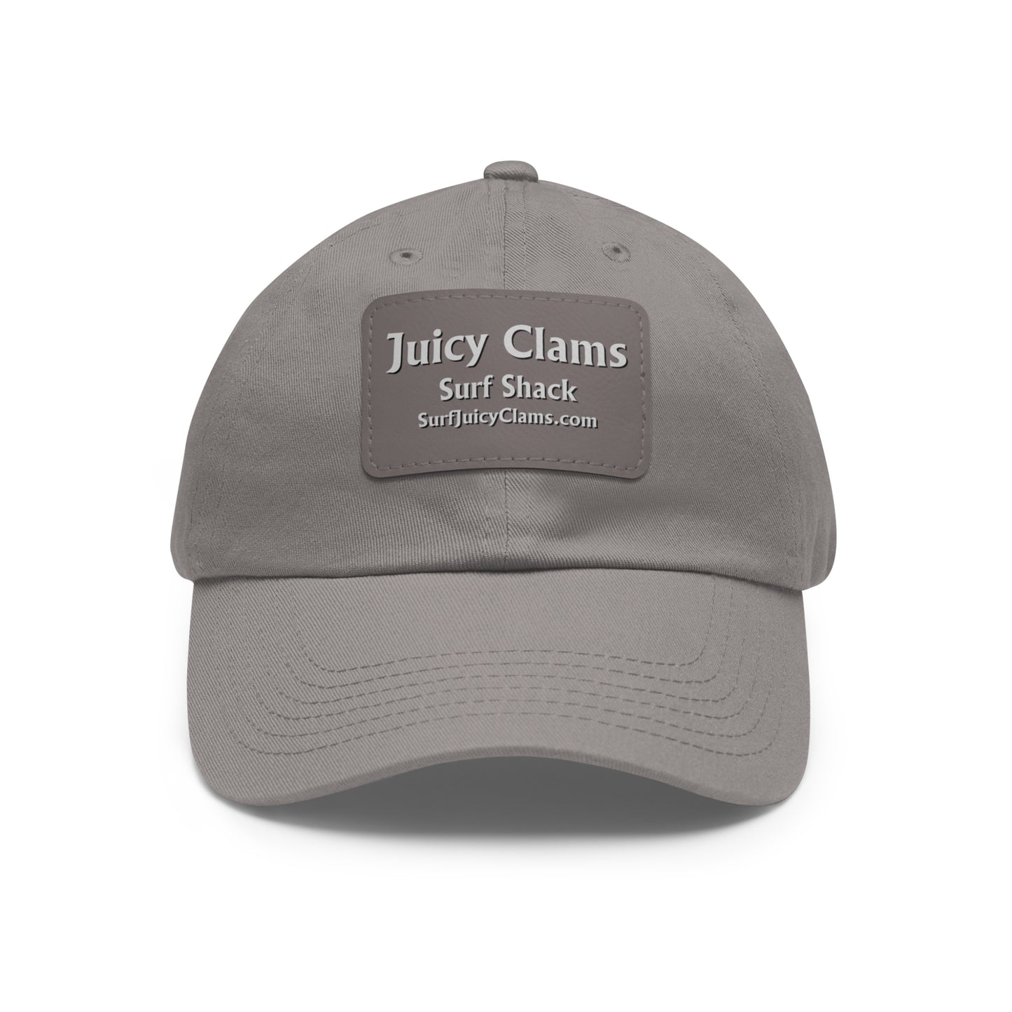 Juicy Clams Ball Cap with Grey Patch