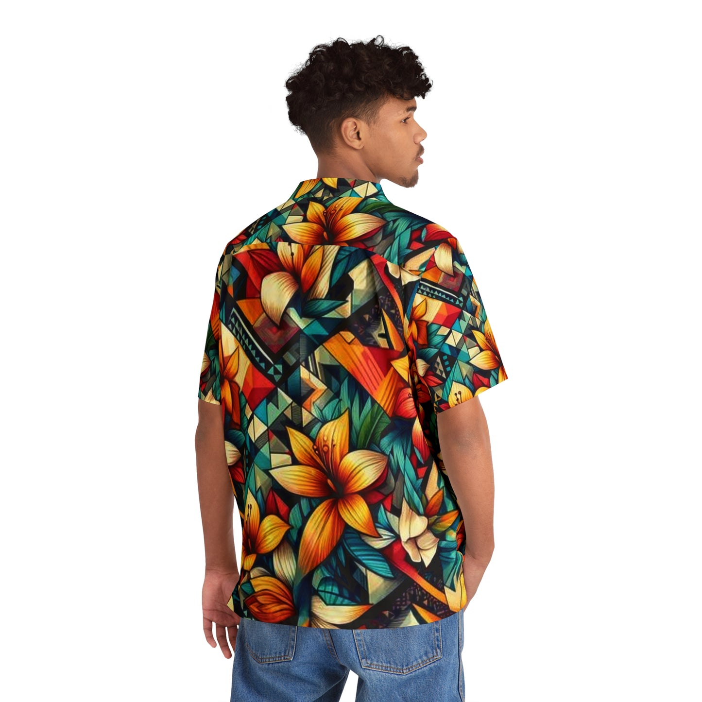 Juicy Clams Men's Hawaiian Shirt (1002)