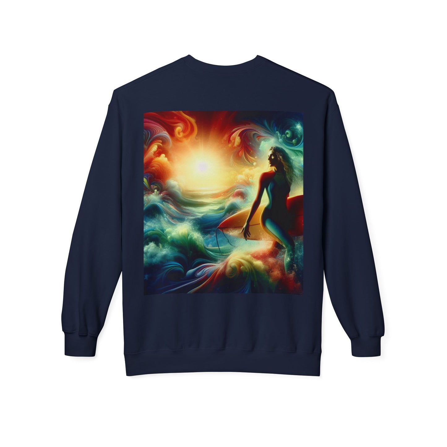 Juicy Clams Unisex Midweight Fleece Crewneck Sweatshirt (D004)