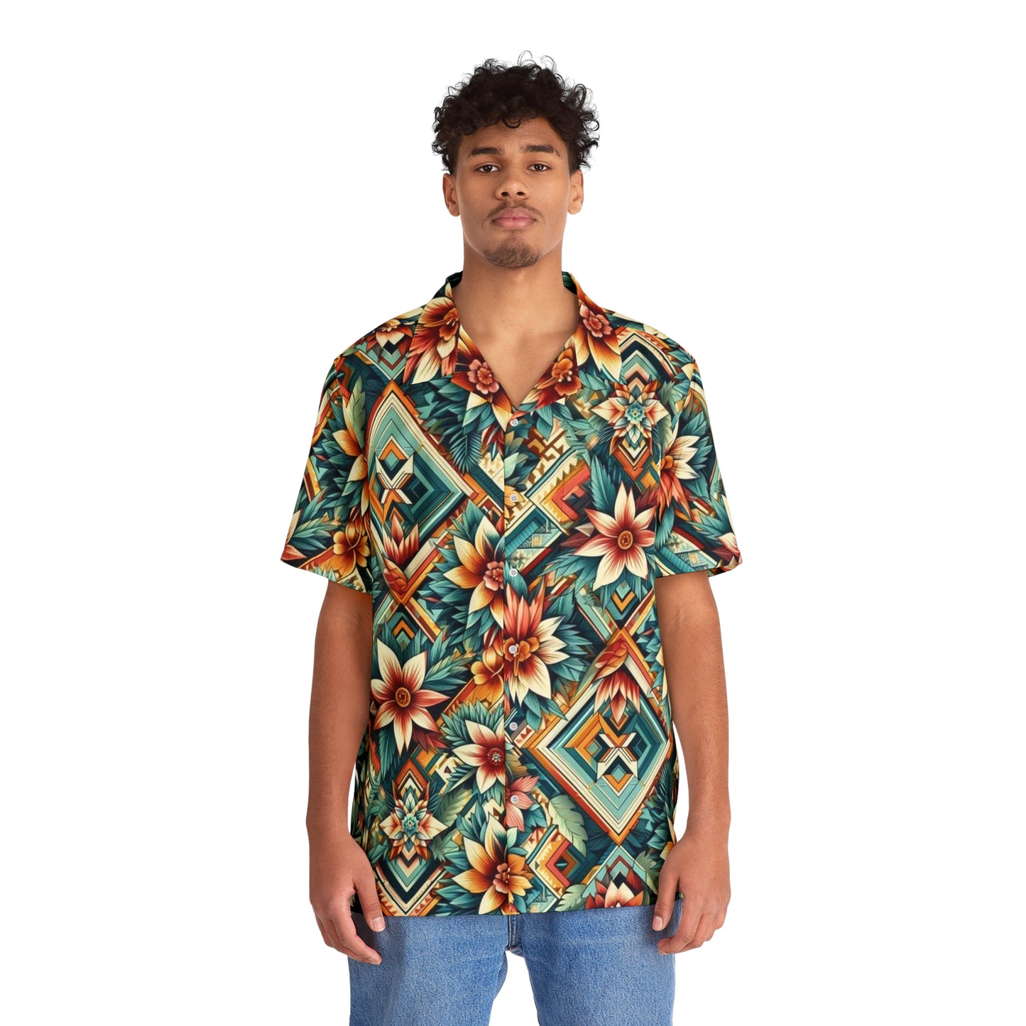 Juicy Clams Men's Hawaiian Shirt (1013)