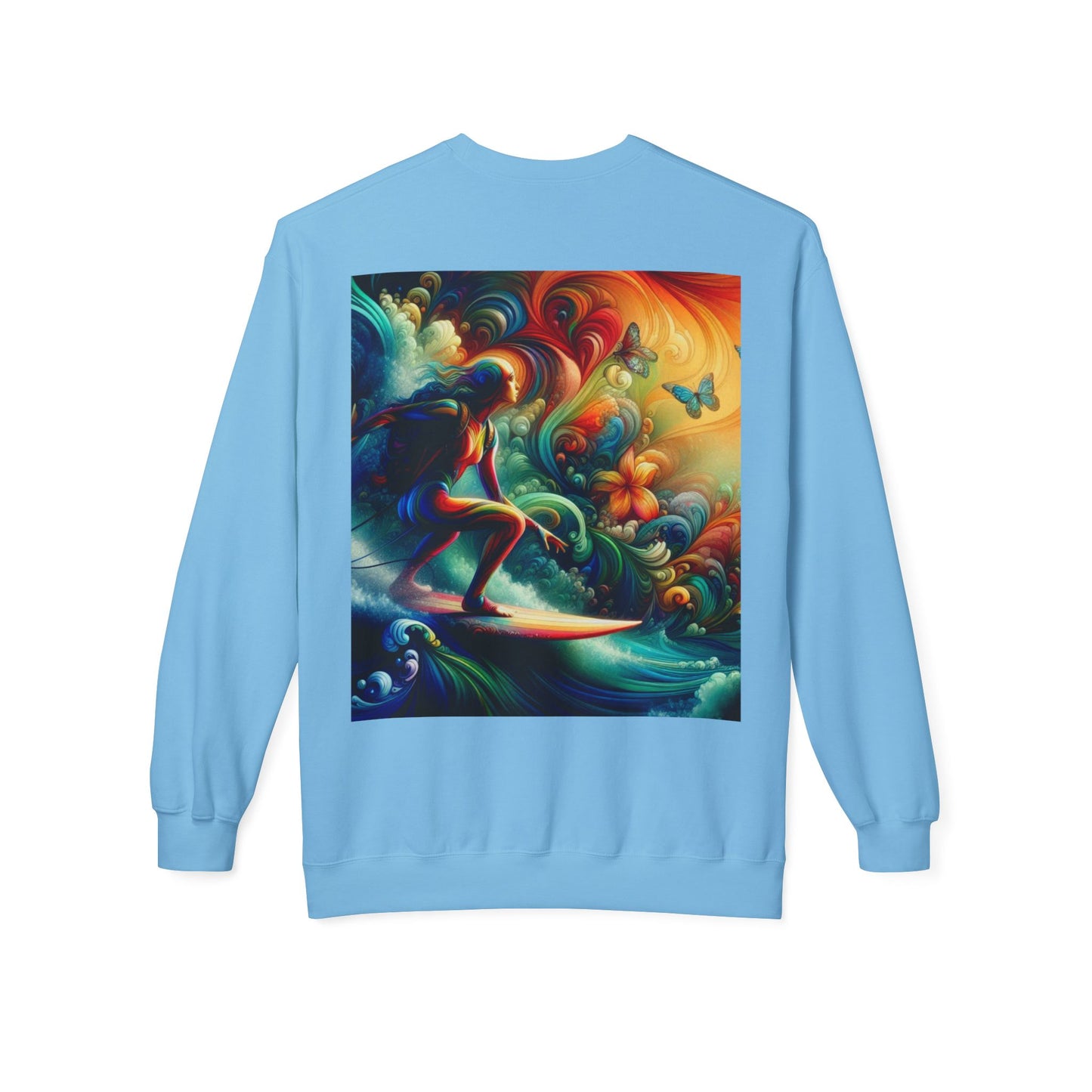 Juicy Clams Unisex Midweight Fleece Crewneck Sweatshirt (D006)